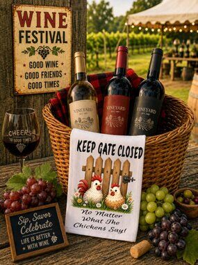 Keep The Gate Closed Kitchen Towel